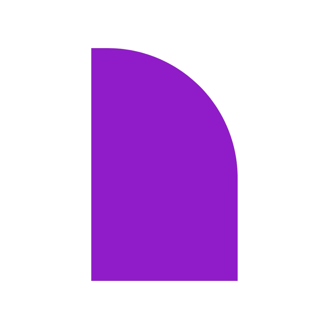 1.8m 1/2 Timber Arch / Sail Panel