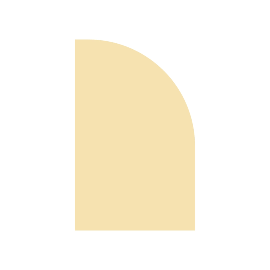 1.8m 1/2 Timber Arch / Sail Panel