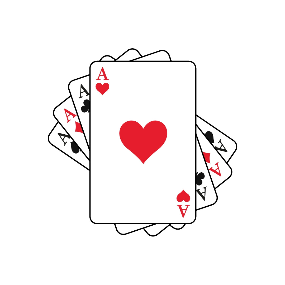 4x Ace Cards - 90cm