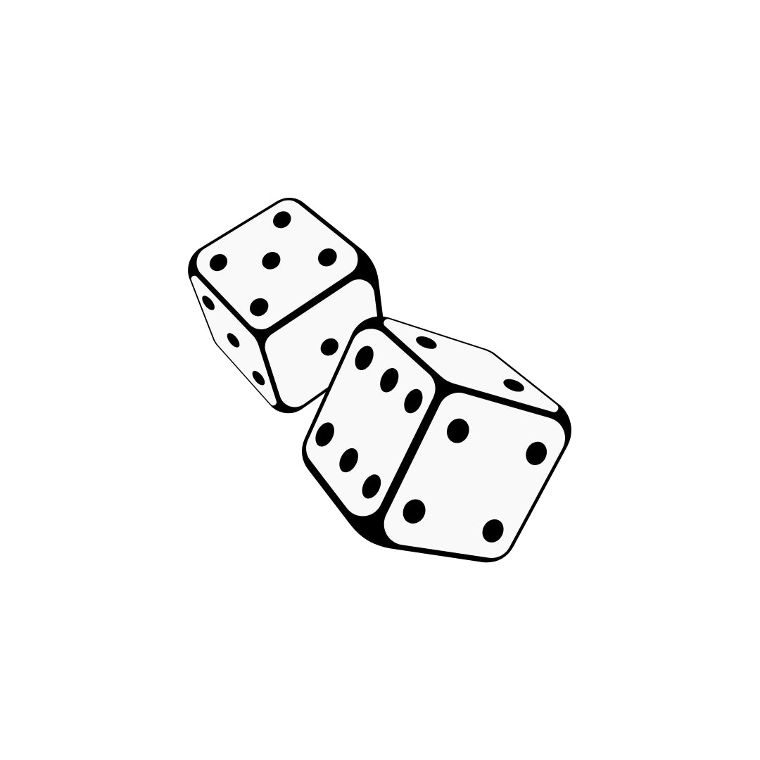 Dual Rolling Dice - 90cm