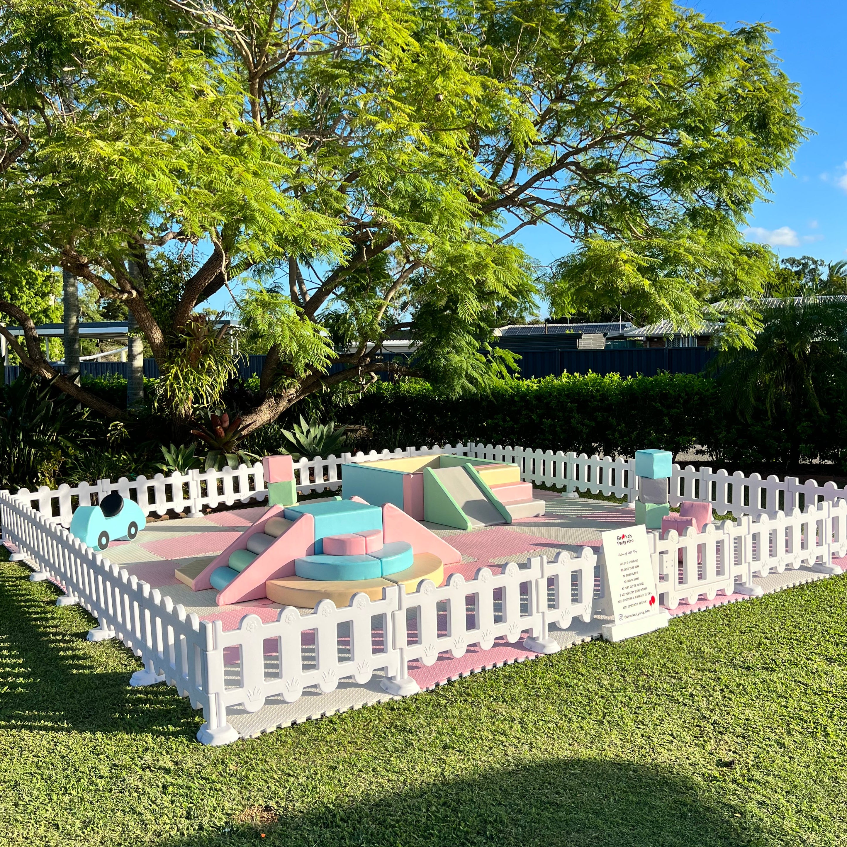 Full Set 6m x 6m - Ballpit, Climber, Slider Package - Pastel Softplay