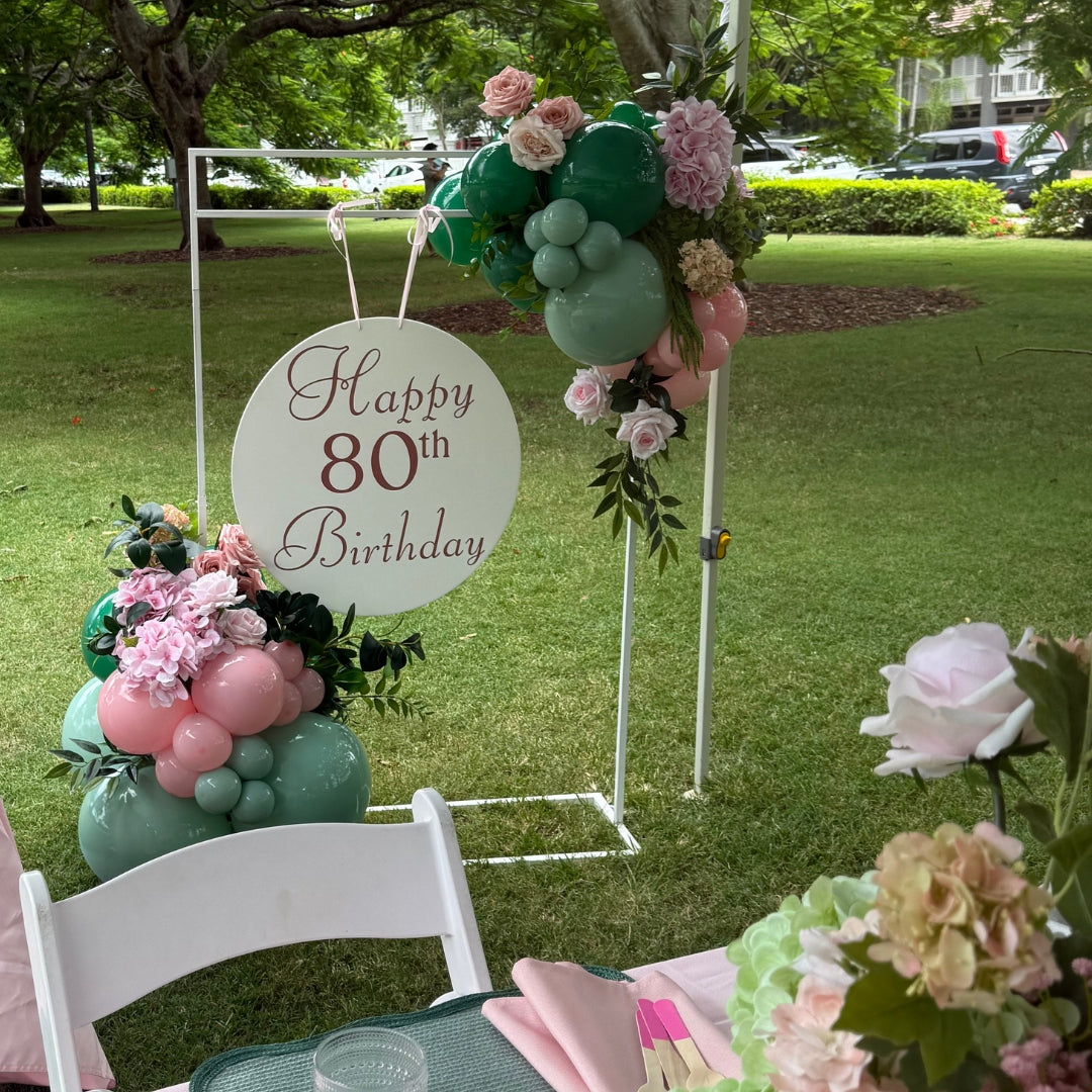 Acrylic Statement Hanging Sign Package