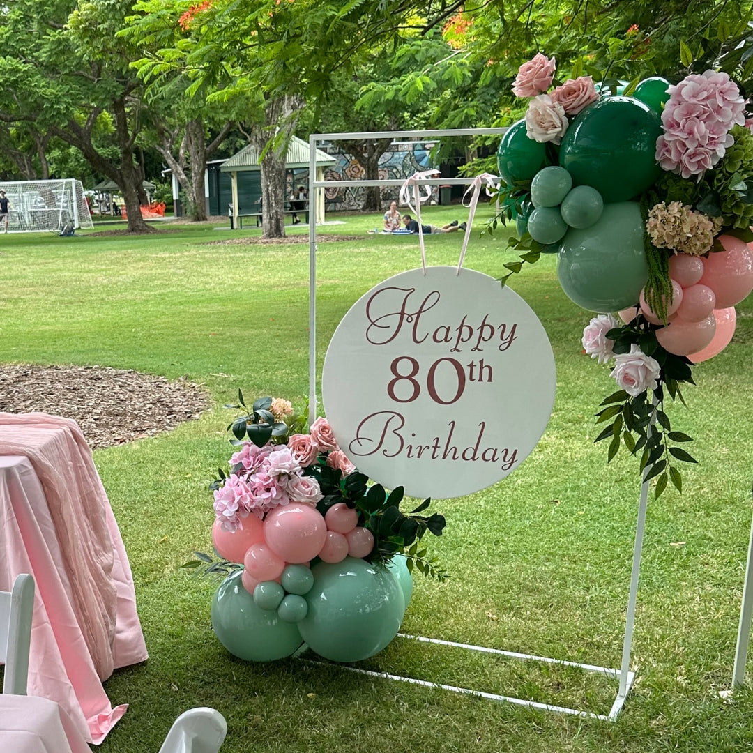 Acrylic Statement Hanging Sign Package