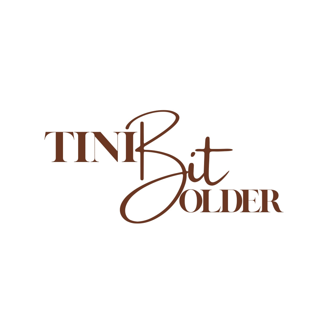 "Tini Bit Older" Brown Signage - 90cm
