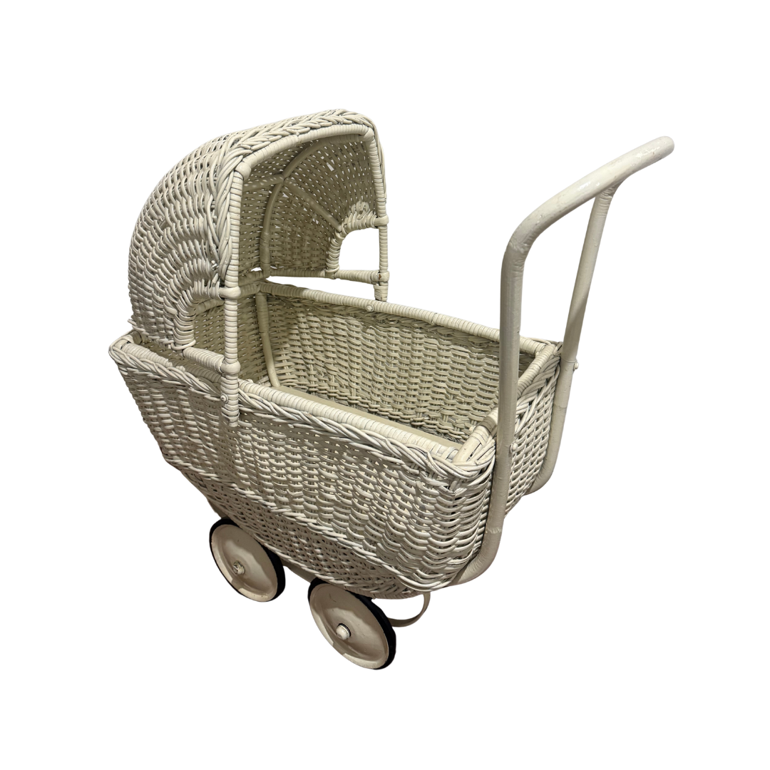 Vintage Pram Décor – Natural Cream