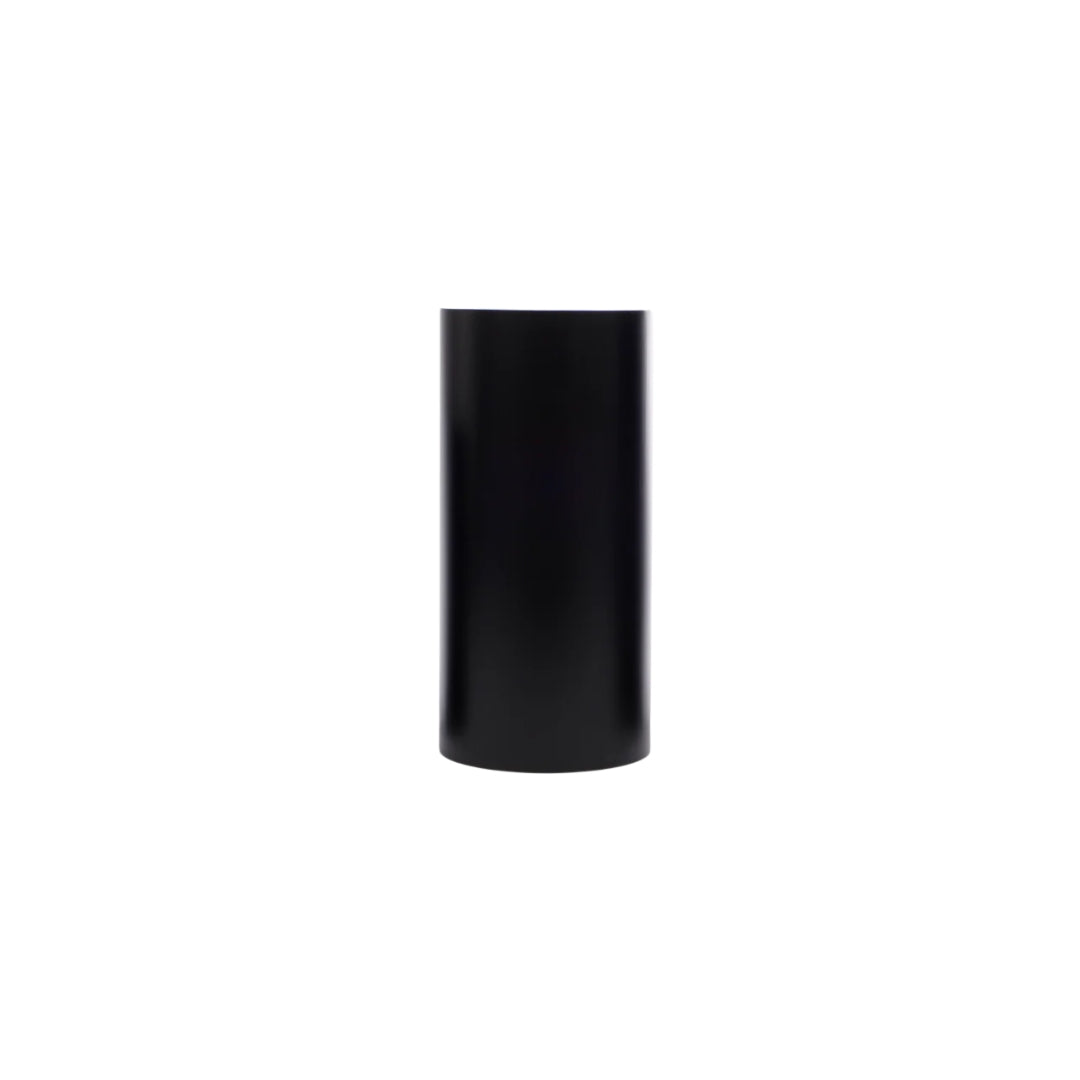 Round Black Metal Plinth – 75cm