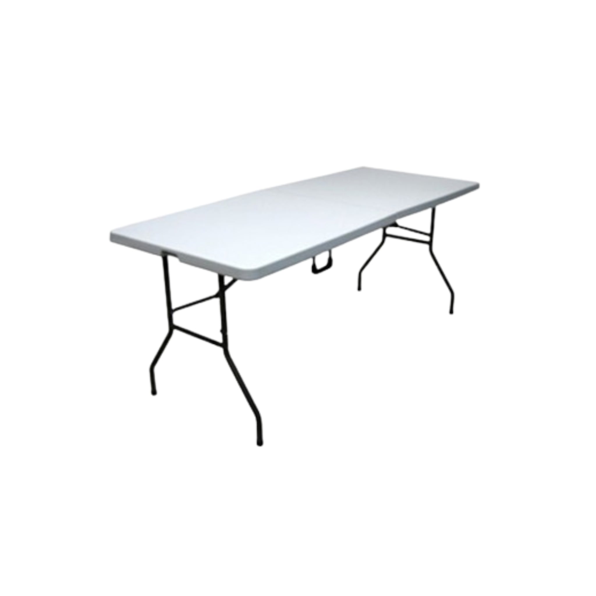Rectangular Trestle Table - White 1.8m