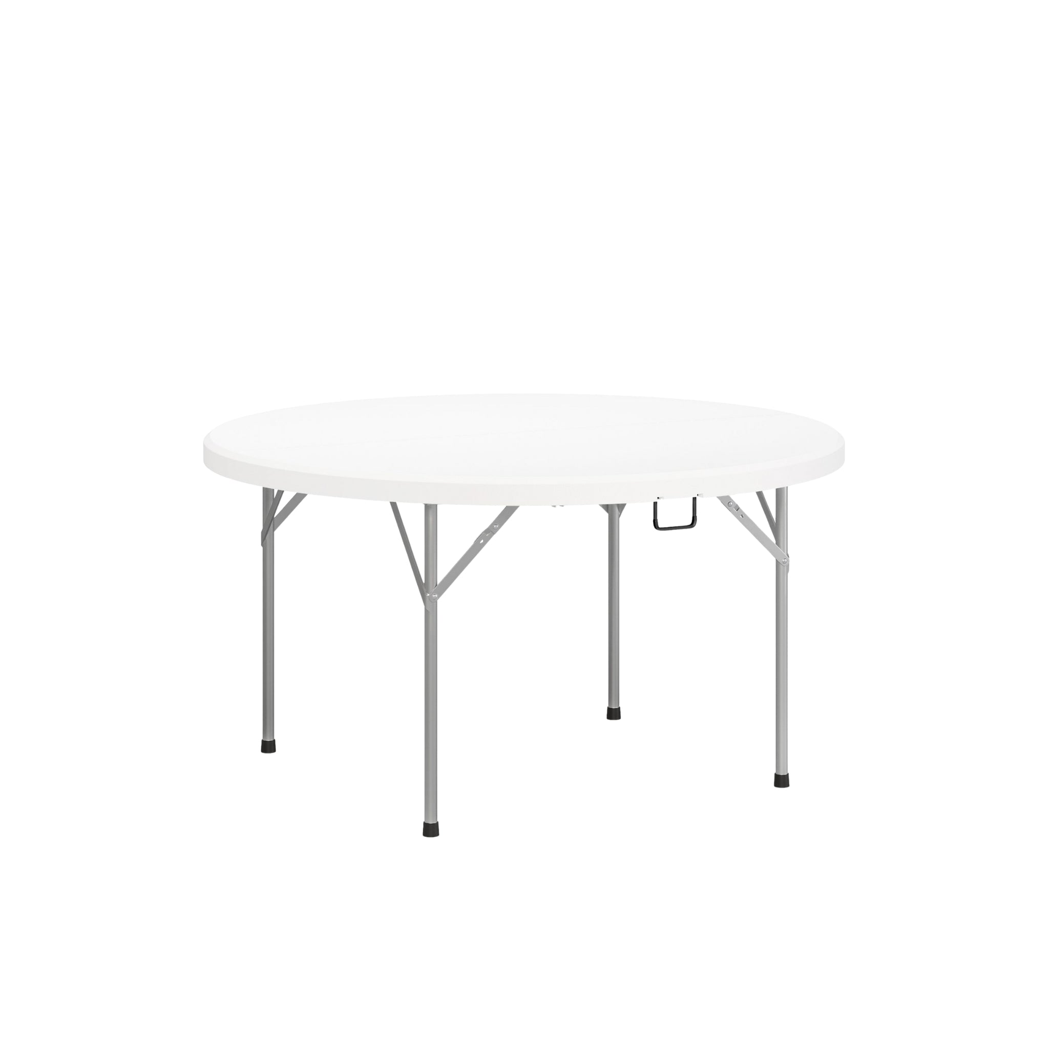 Round Adults Trestle Table - White 1.2m
