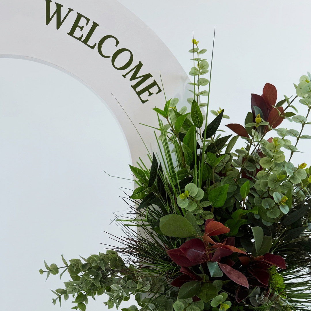 Open Arch Floral Backdrop Package