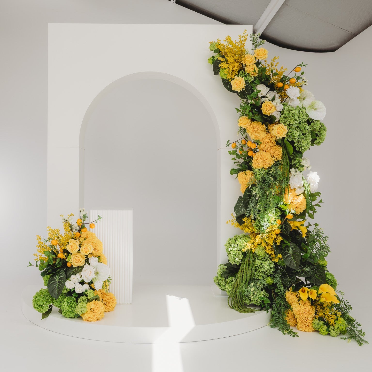 2.5m Squared Open Arch - White Only