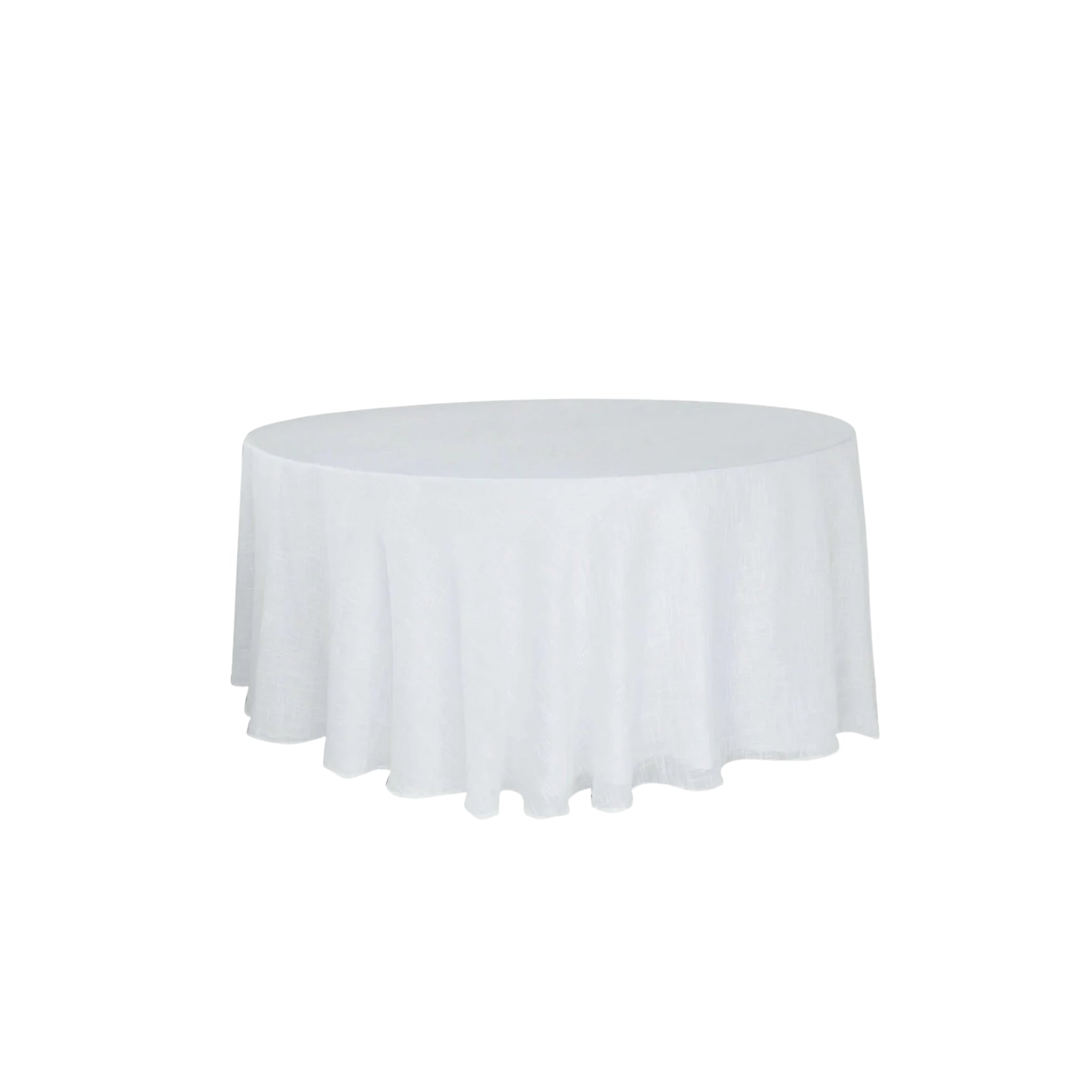 White Round Tablecloth - 1.8m W