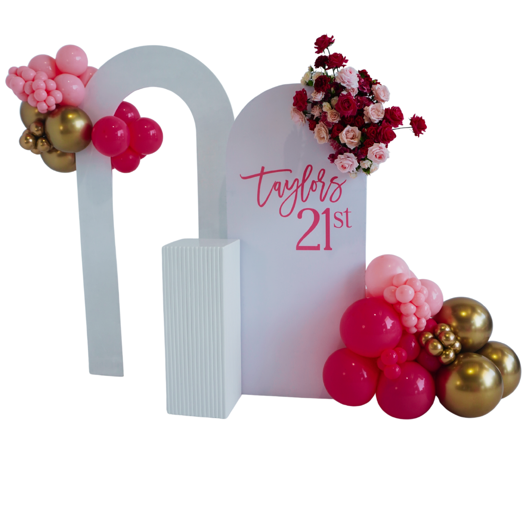 Luxe Layered Arch Backdrop Package