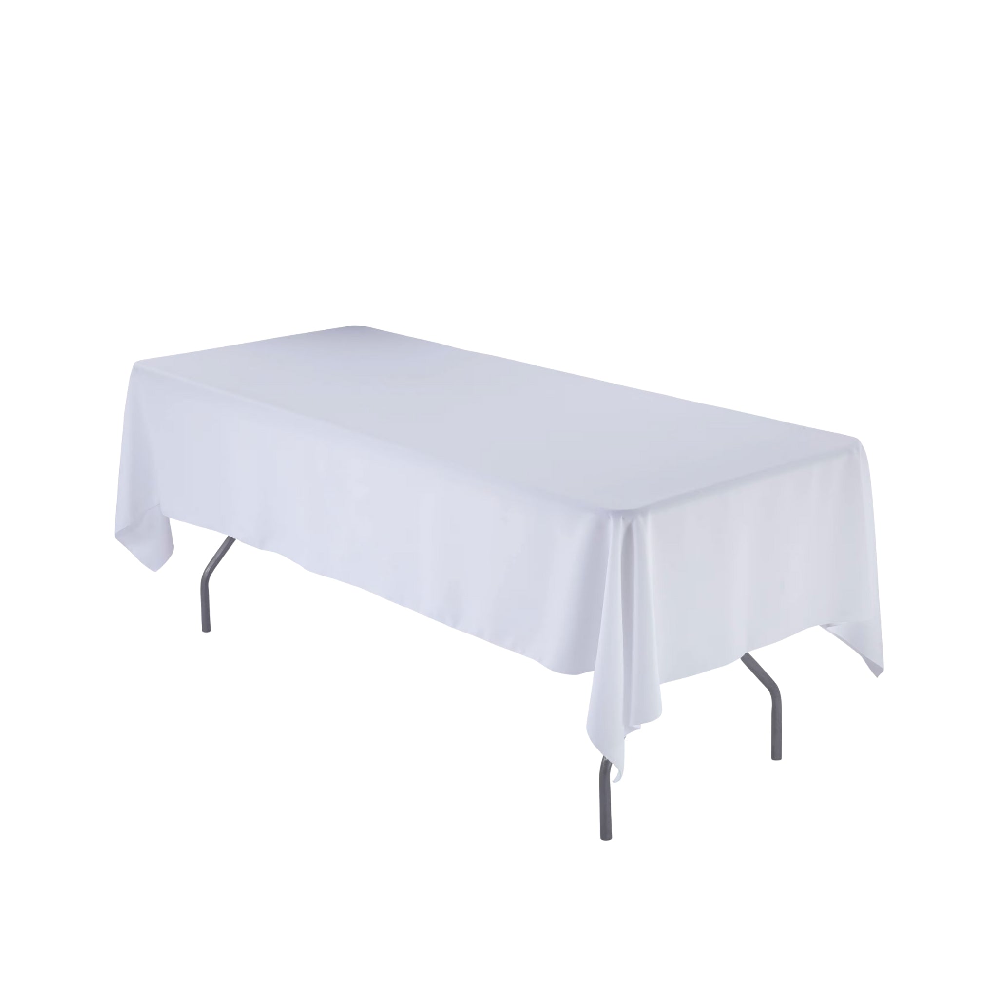 White Rectangular Tablecloth - 2m L