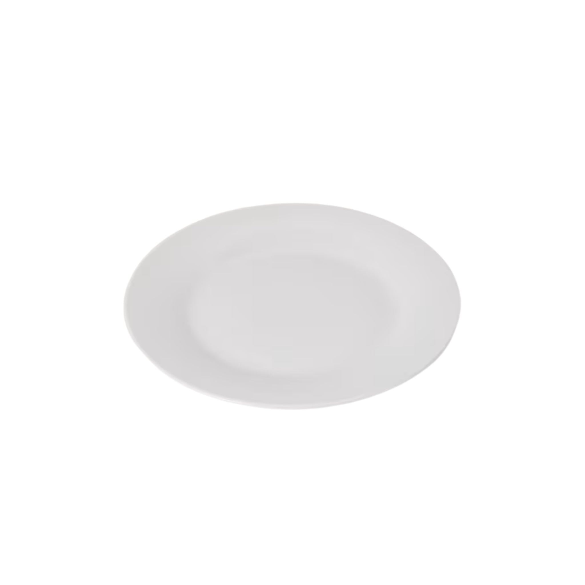 White Round Dinner Plate