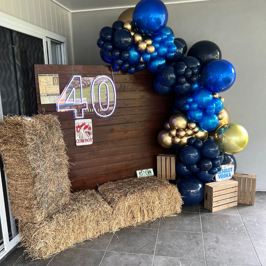 2m x 1.8m Solid Timber Rustic Backdrop