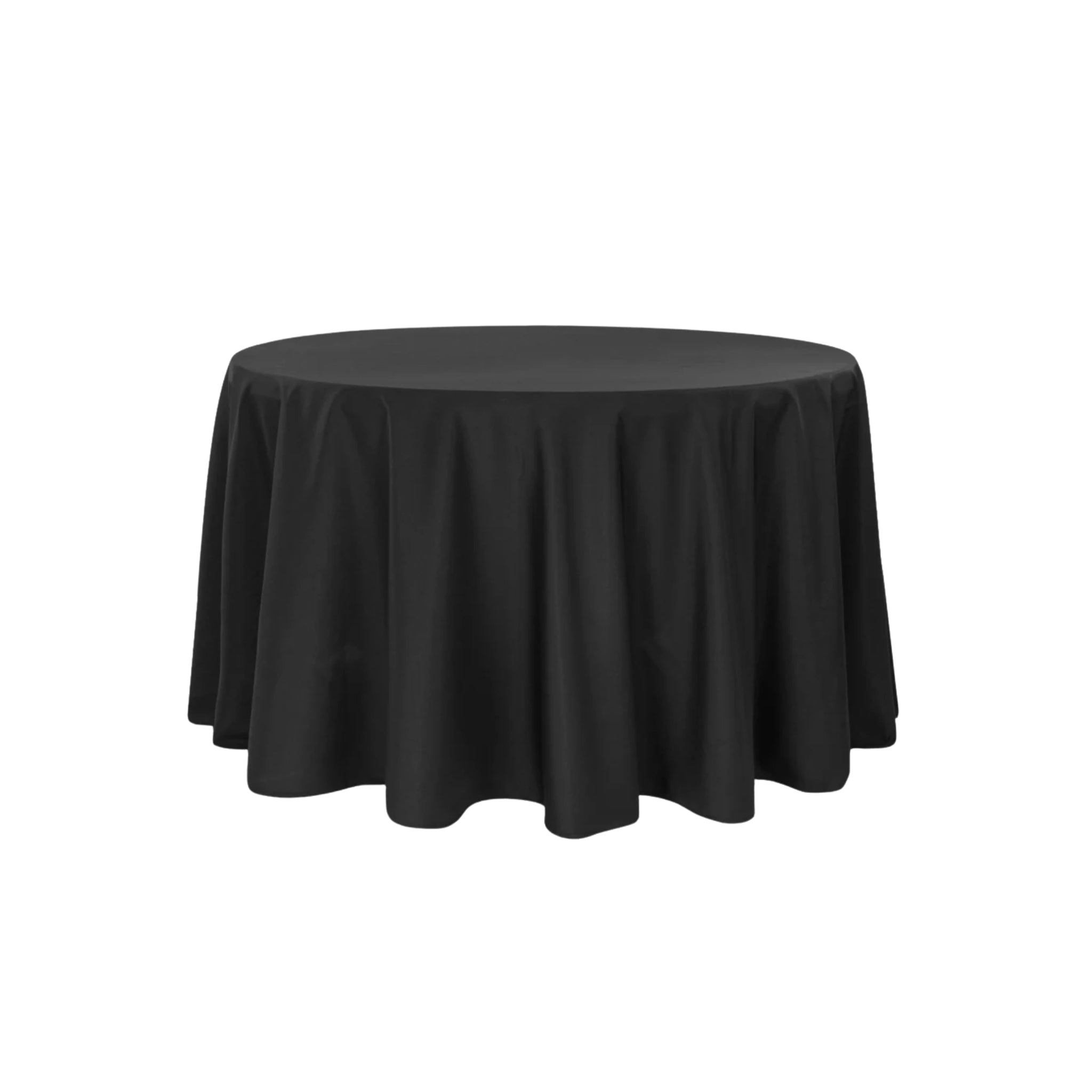 Black Round Tablecloth - 1.8m W
