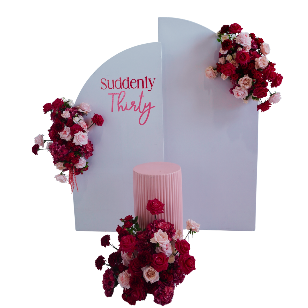Luxe Bloom Backdrop Package