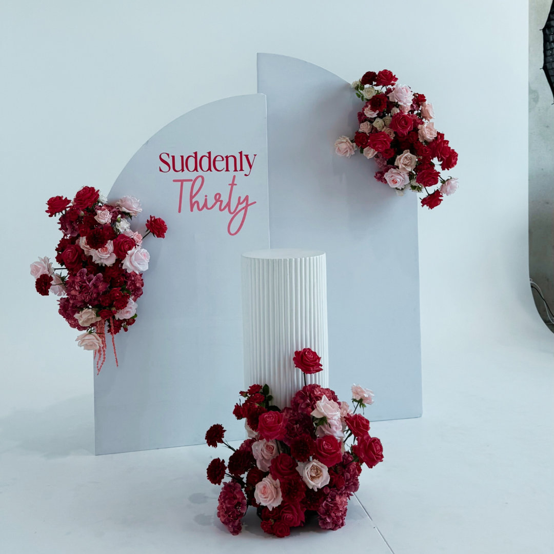 Luxe Bloom Backdrop Package