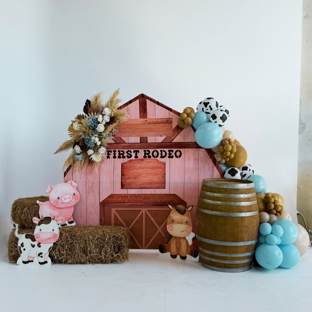 Western Barn Backdrop Package