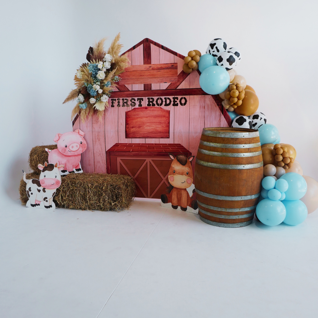 Western Barn Backdrop Package