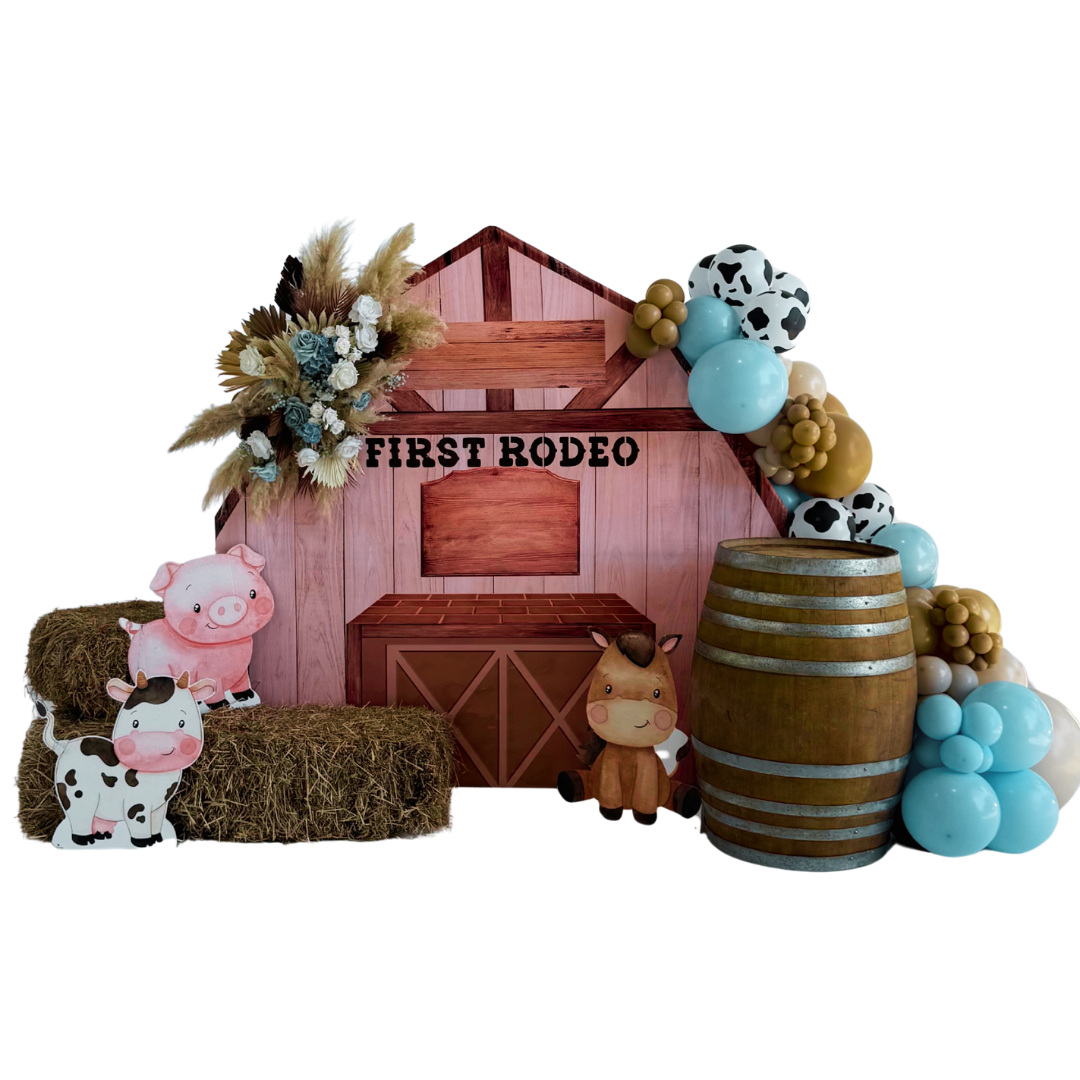 Western Barn Backdrop Package