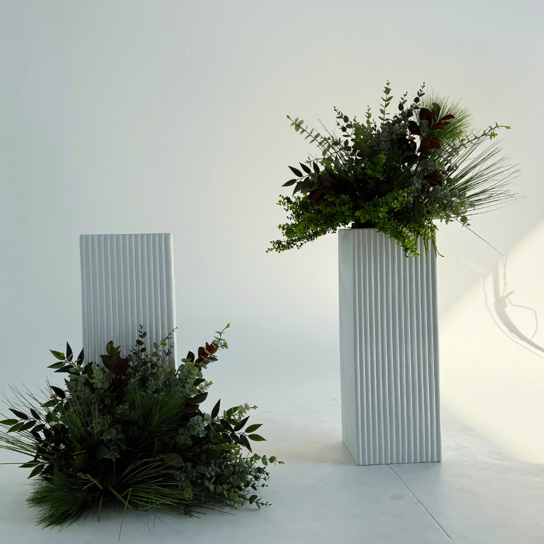 Classic Ceremony Plinth & Floral Package
