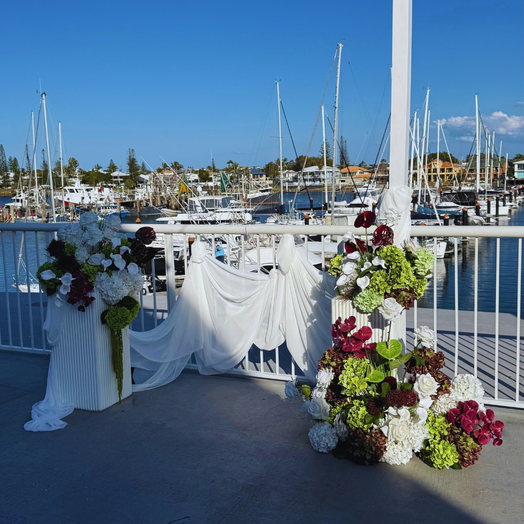 Statement Ceremony Plinth & Floral Package
