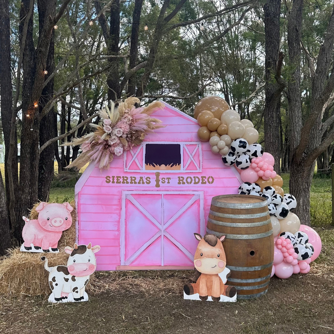Western Barn Backdrop Package