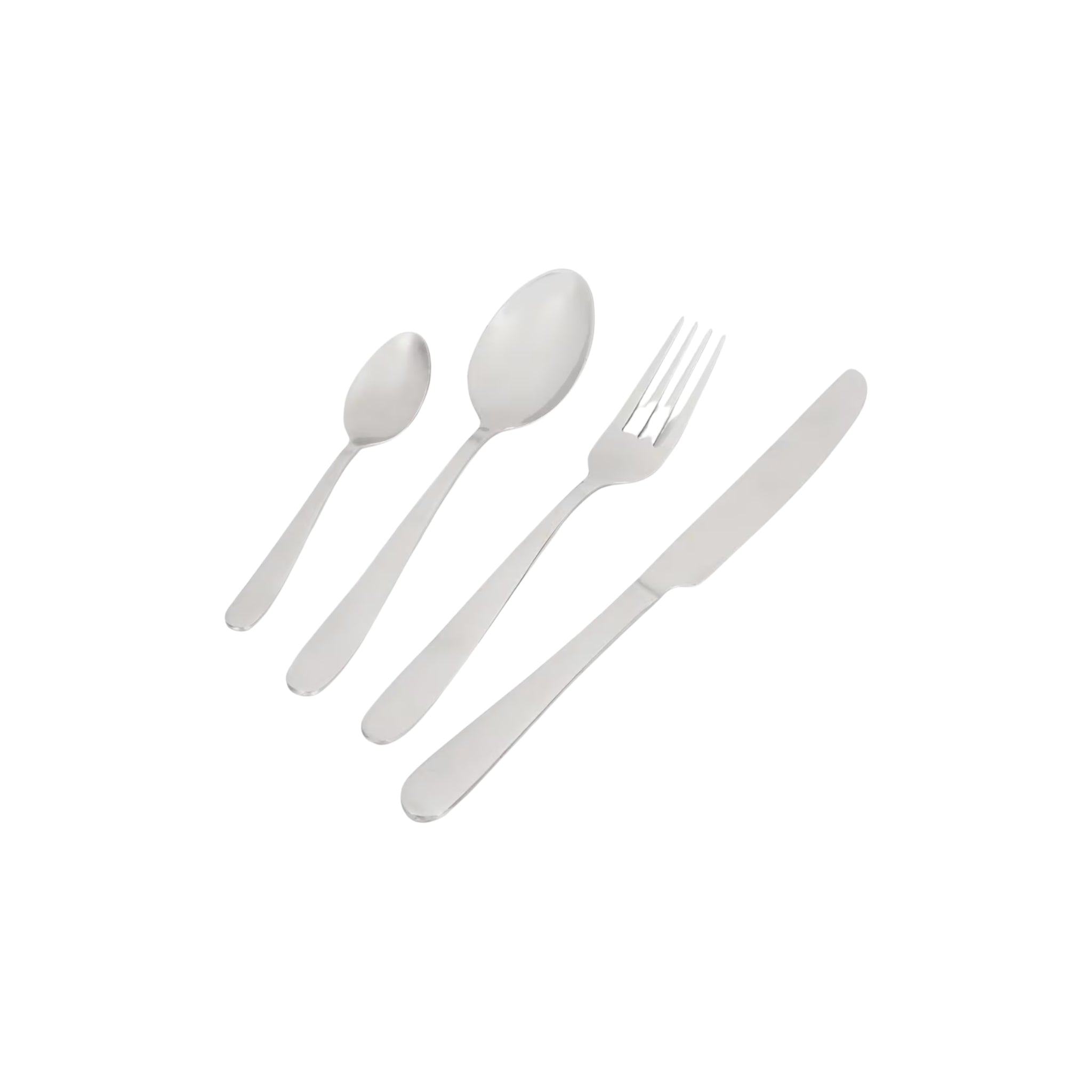 Silver Cutlery Set - (Knife/Fork/Spoon/Teaspoon)