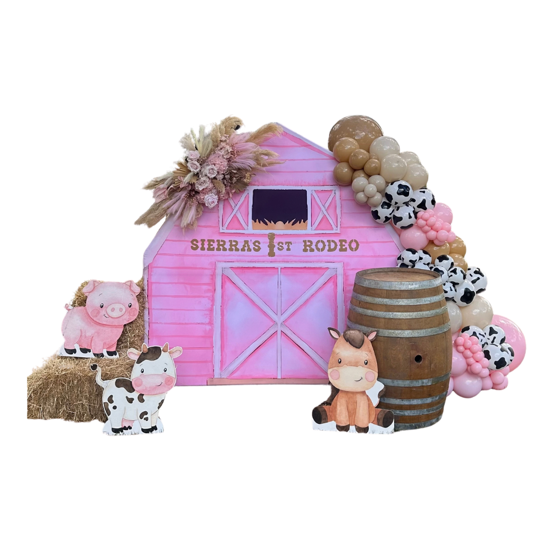 Western Barn Backdrop Package