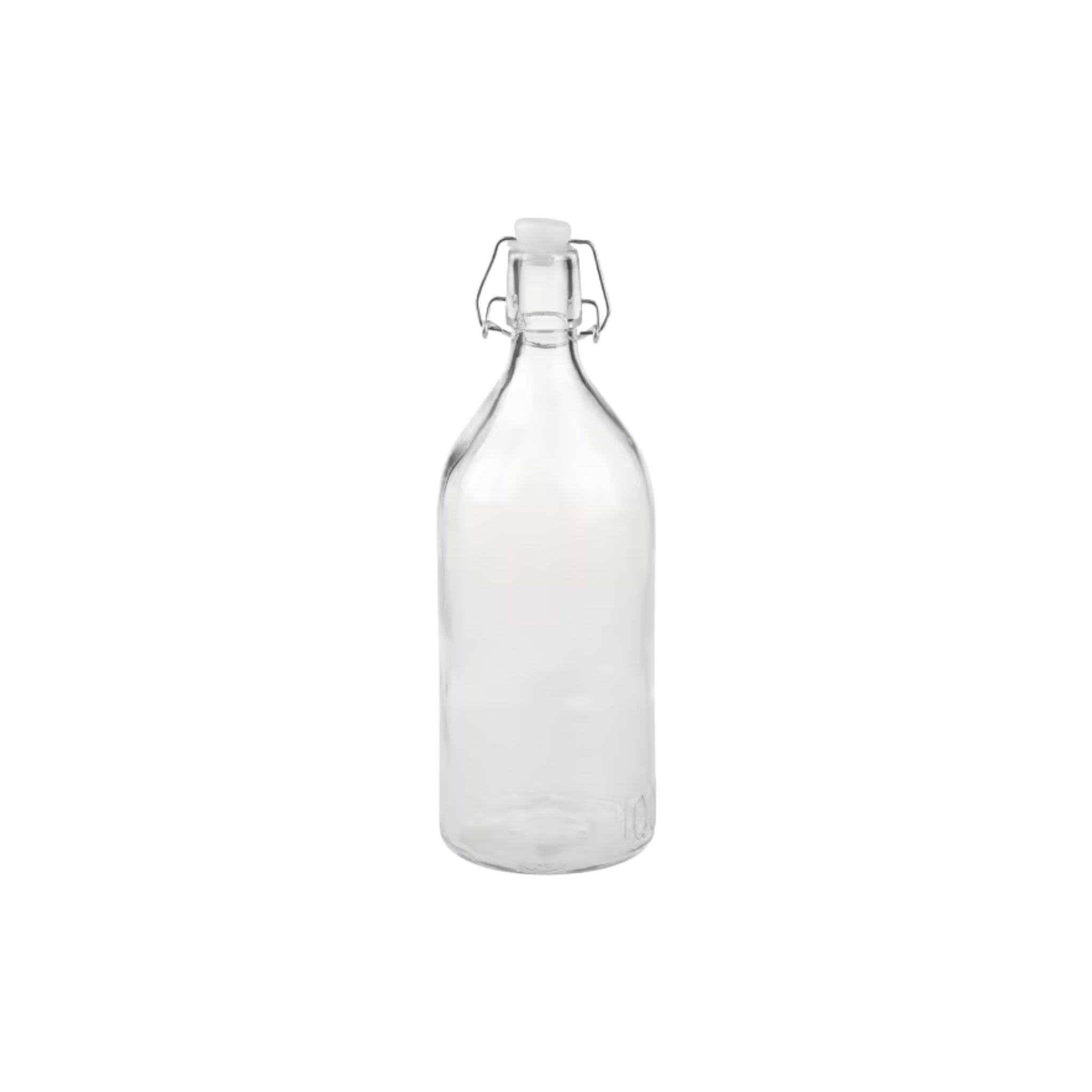 Water Bottles Glass - (1.5L Glass Water Jars / Metal Lid Top)