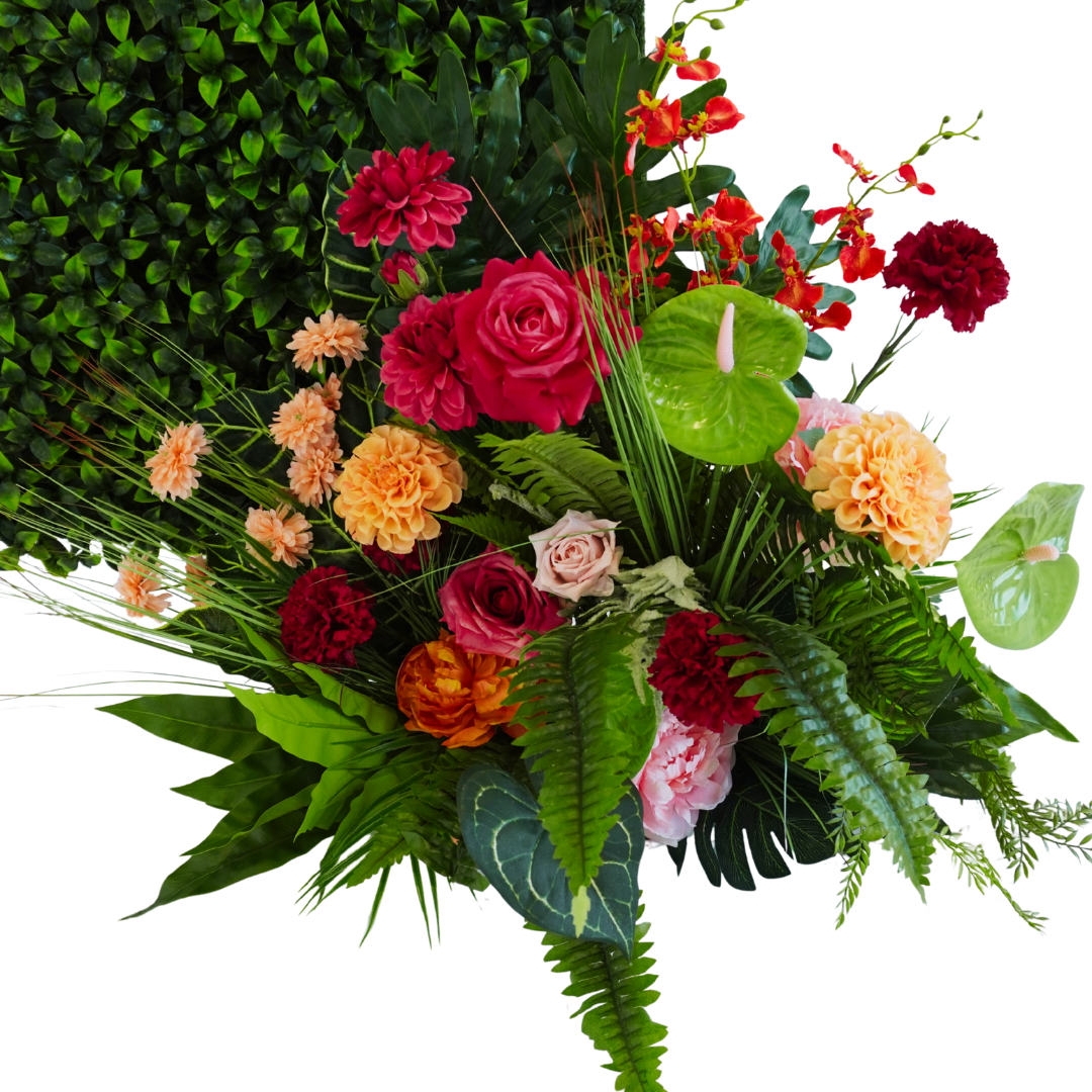 Luxe Greenery Wall Neon Backdrop Package