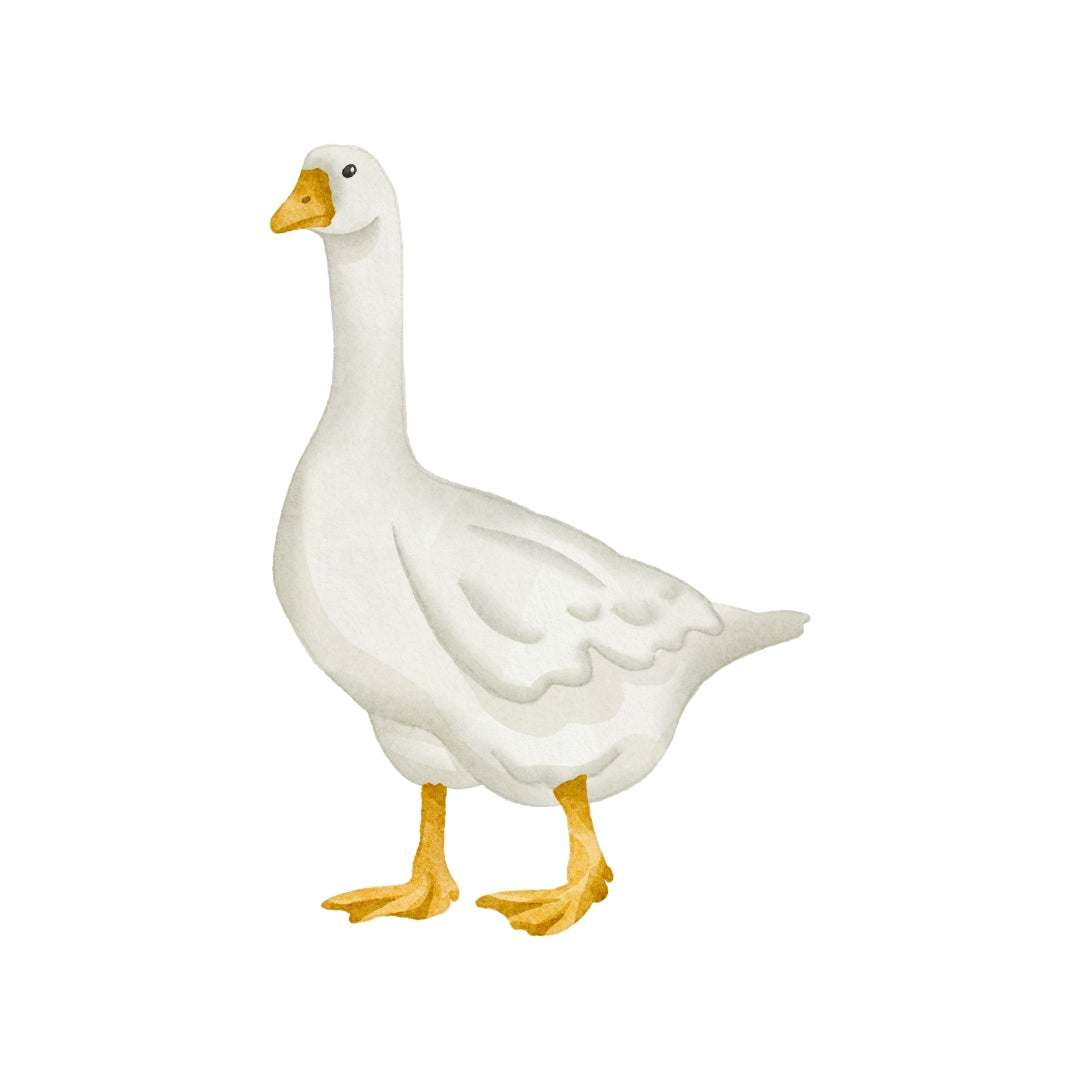 White Goose Standing - 90cm