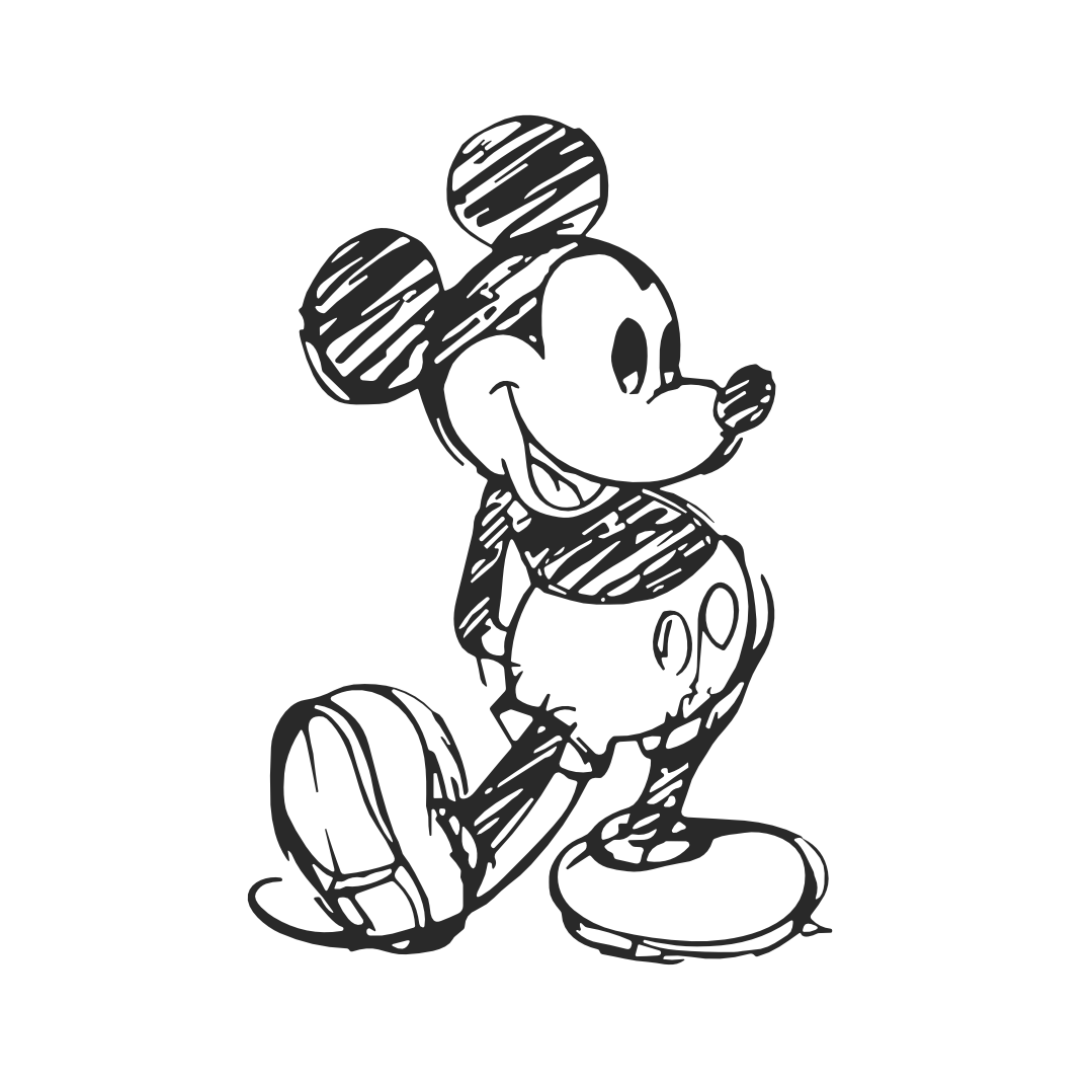 B+W Mickey Mouse Original – 140cm