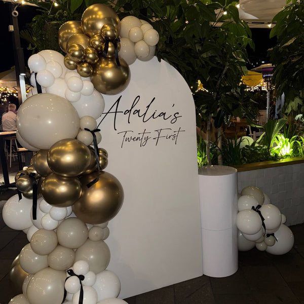 Signature Arch Backdrop Package | Styled & Set Event Styling Brisbane