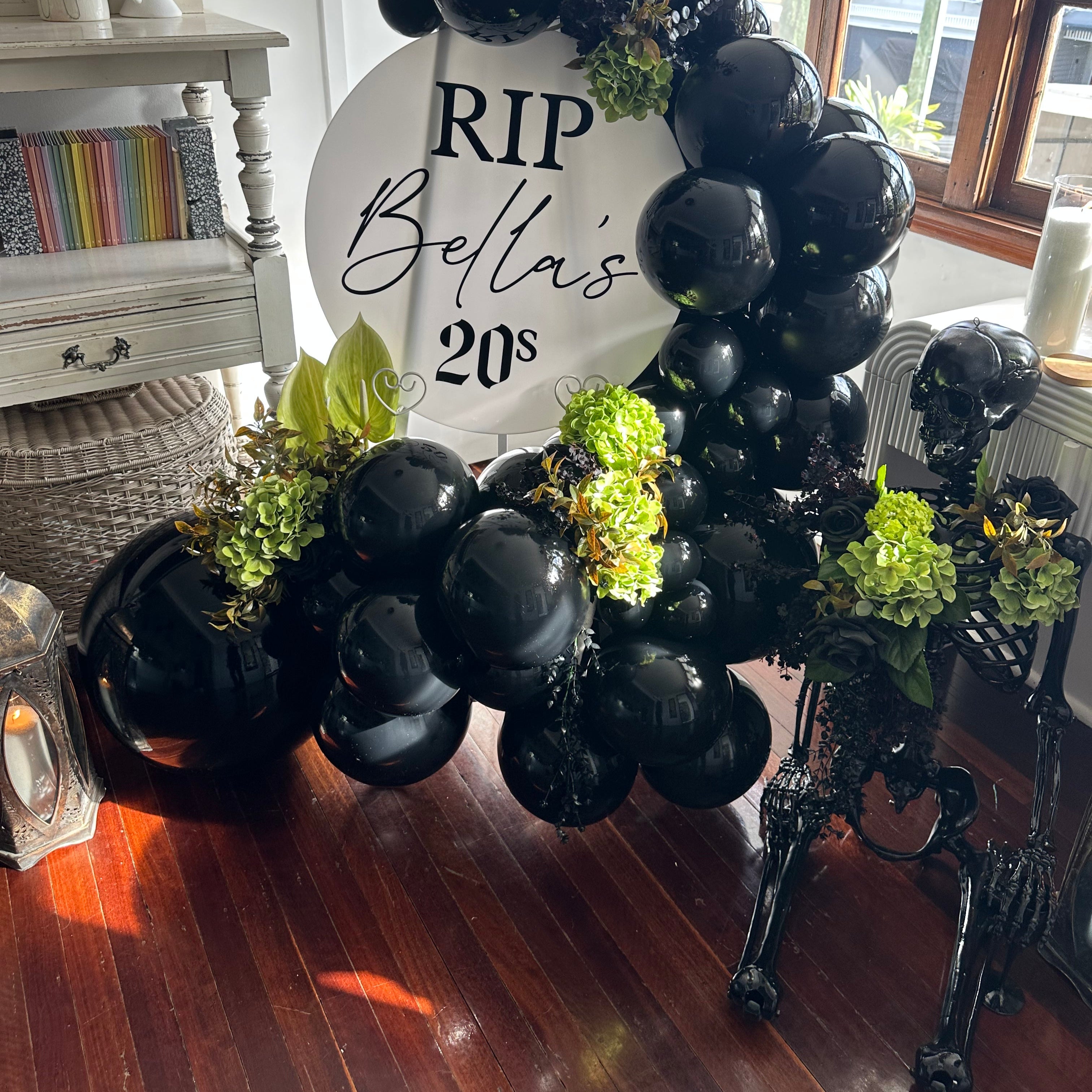 Black Skeleton Frame