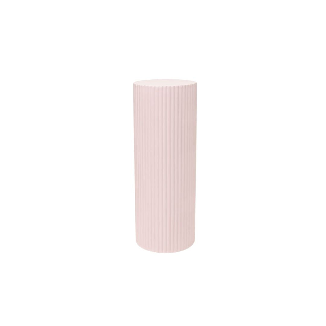 Ripple Plinth – Round – Pink – 85cm