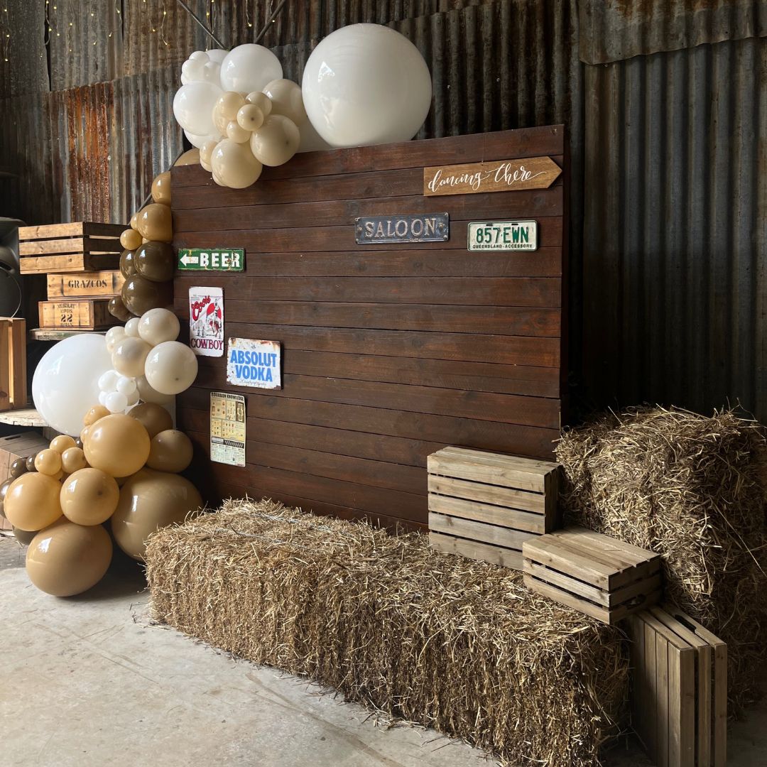 Rustic Western Backdrop Package