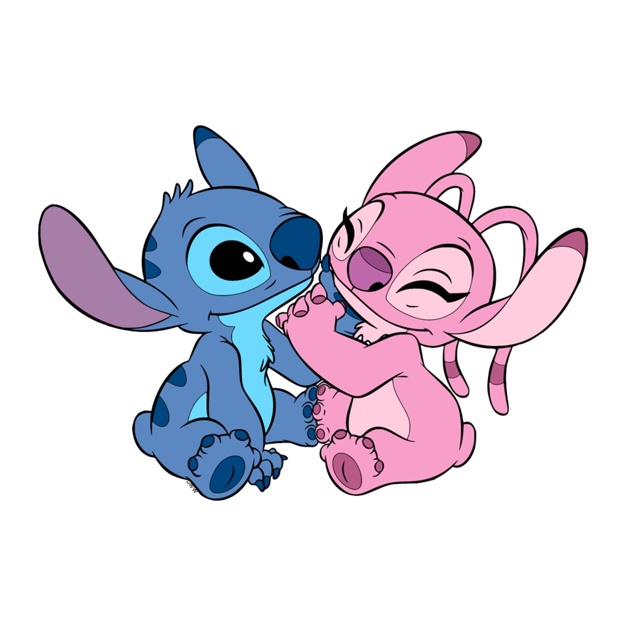 Disney - Angel & Stitch - 50cm Sitting