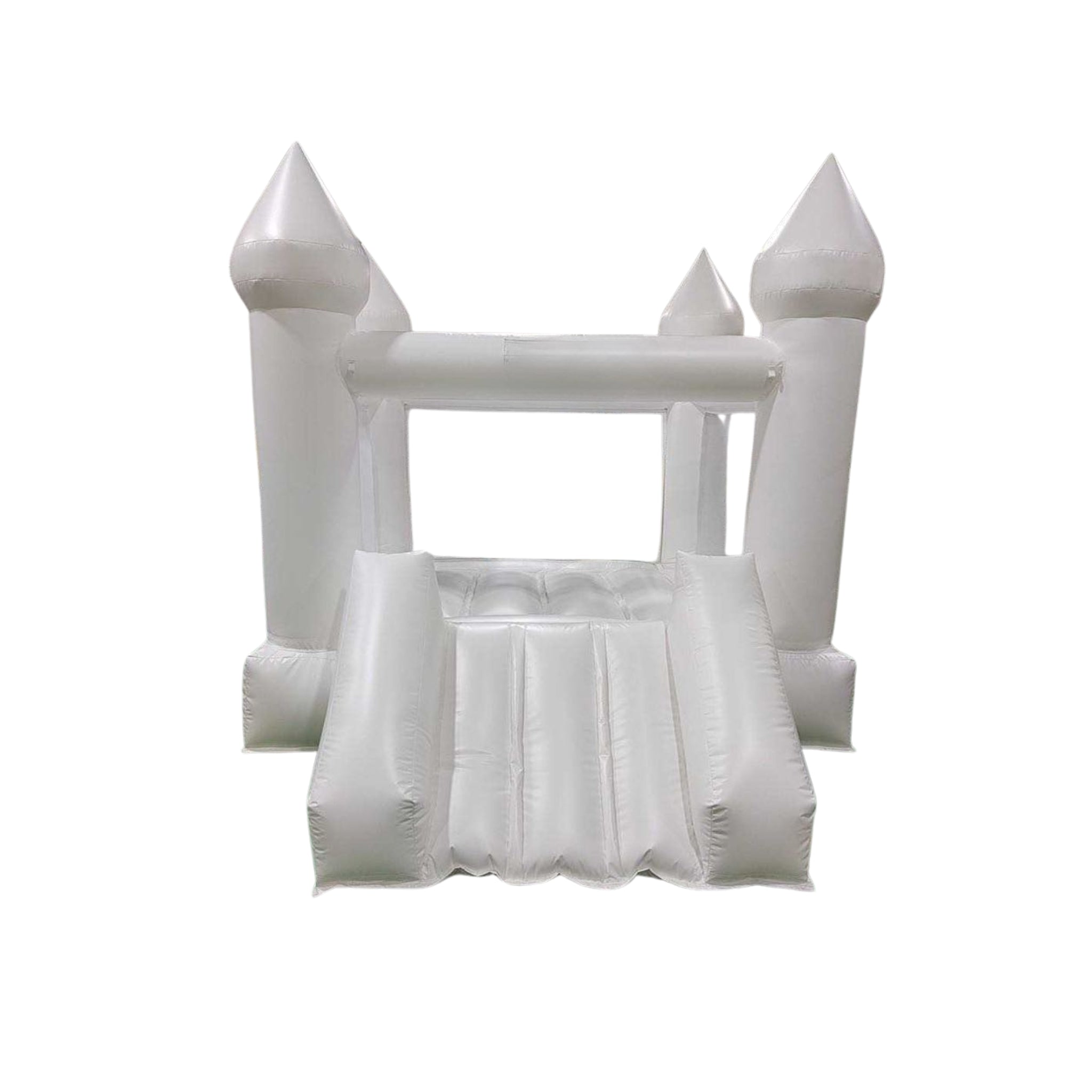Jnr White Jumping Castle - 2.5 x 3m