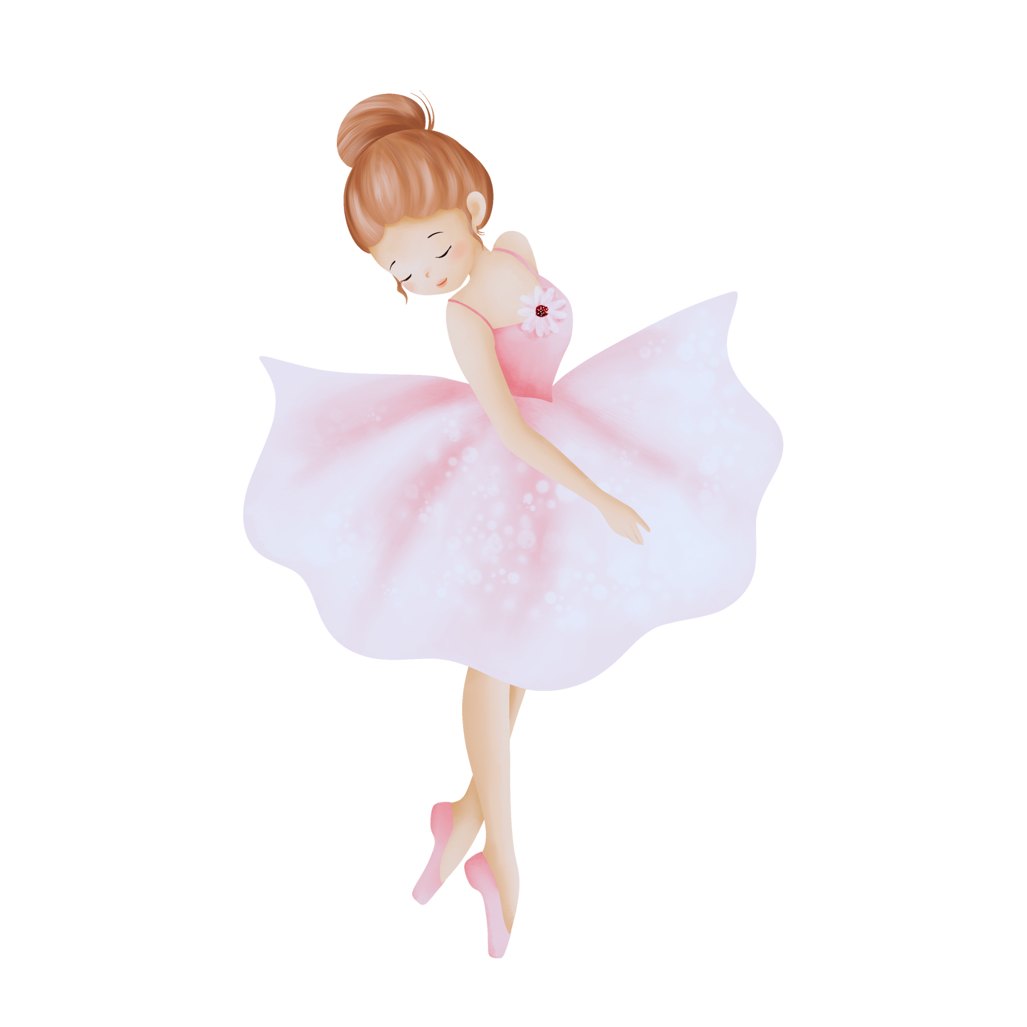Ballerina - Posed Ballerina Arms Down - 90cm Standing