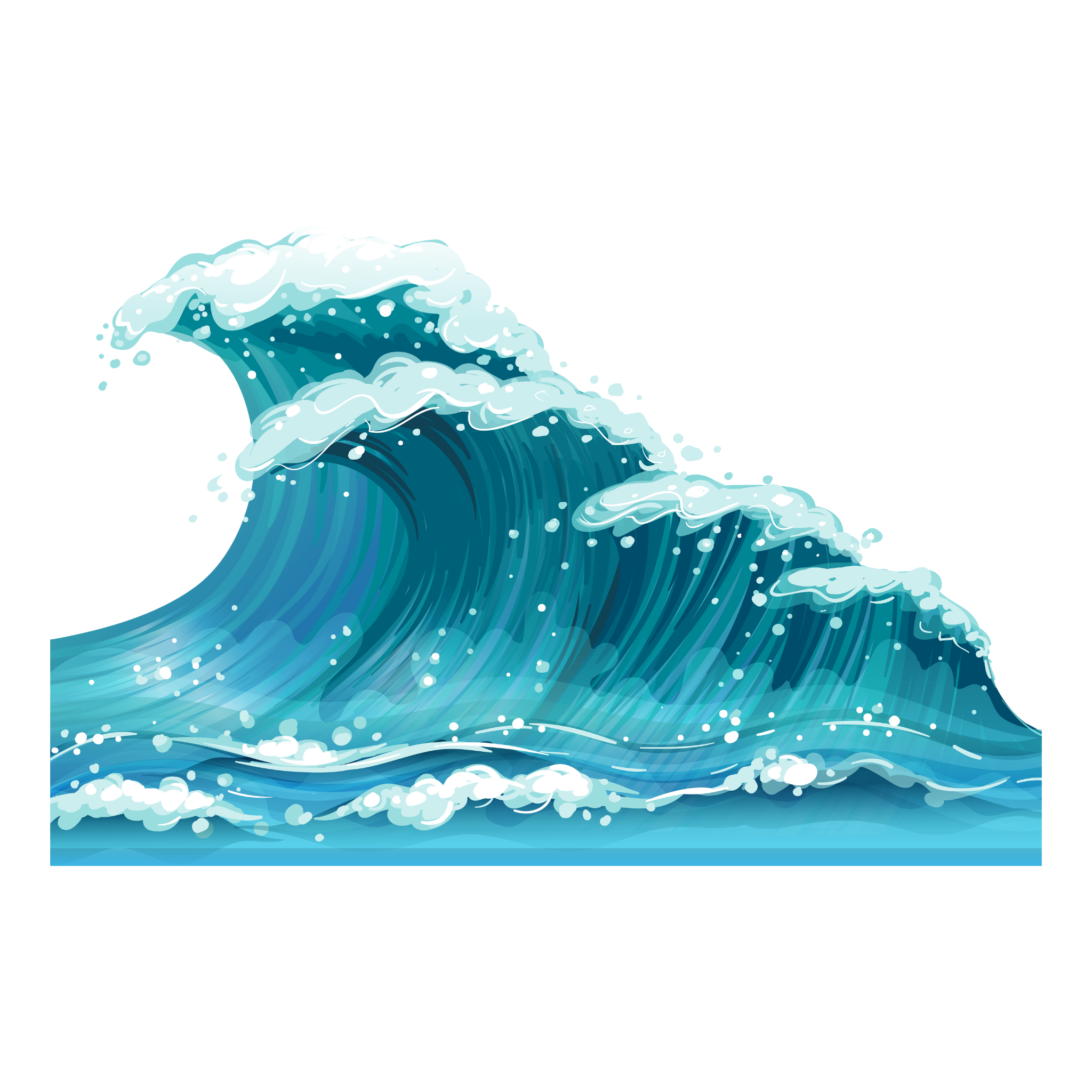 Oceanic - Giant Wave - 120cm Long