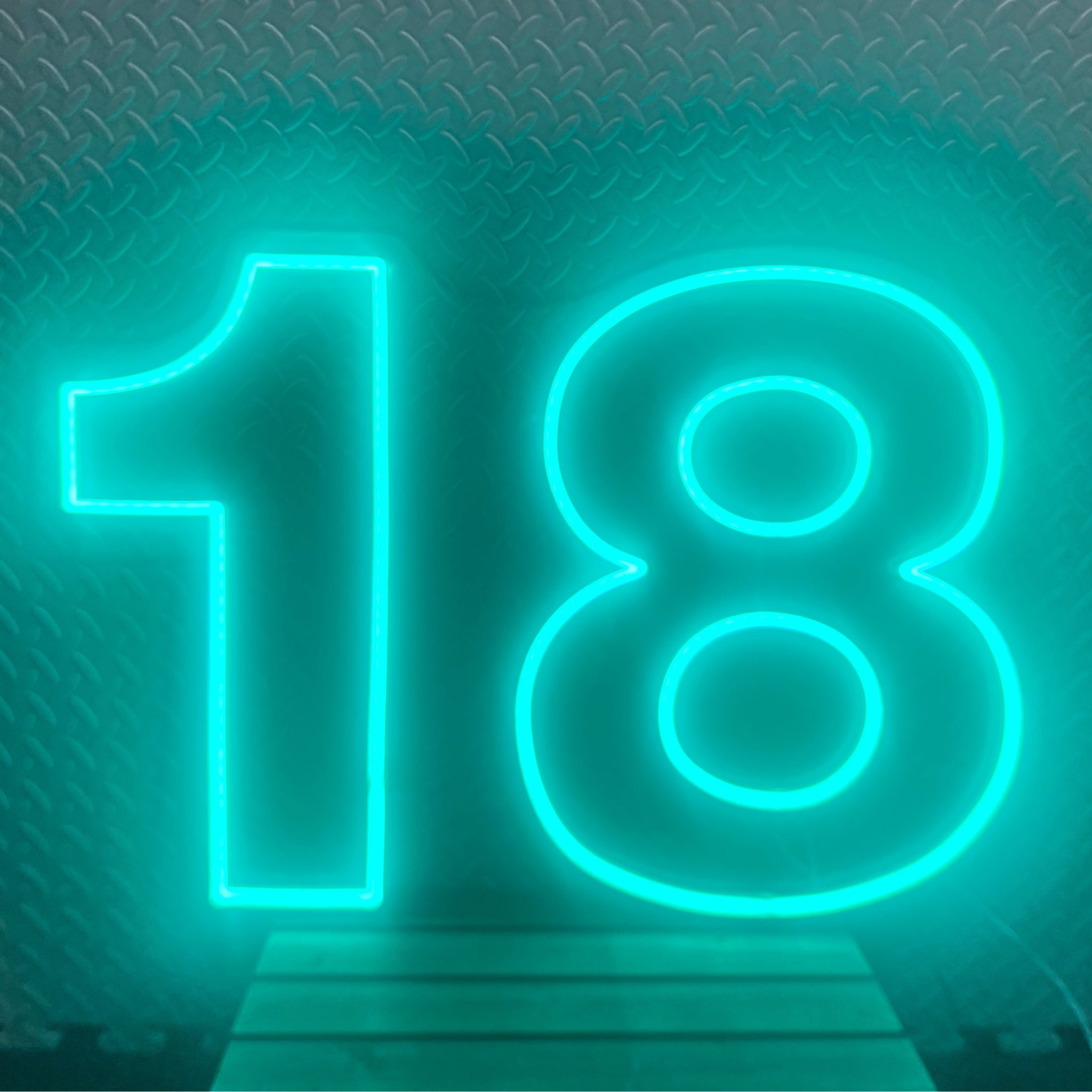 75cm X-Large "18" Full RGB Neon Sign