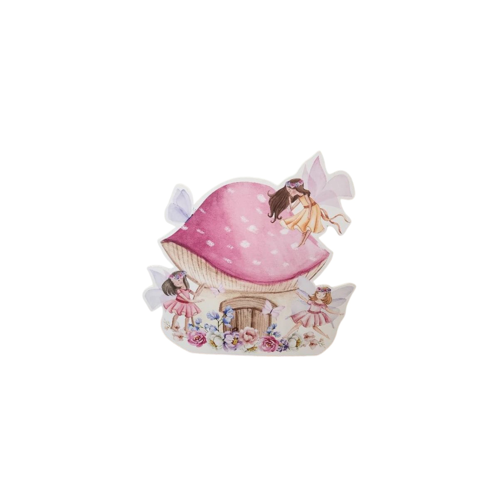 Pink Fairy Mushroom House - 50cm Standing
