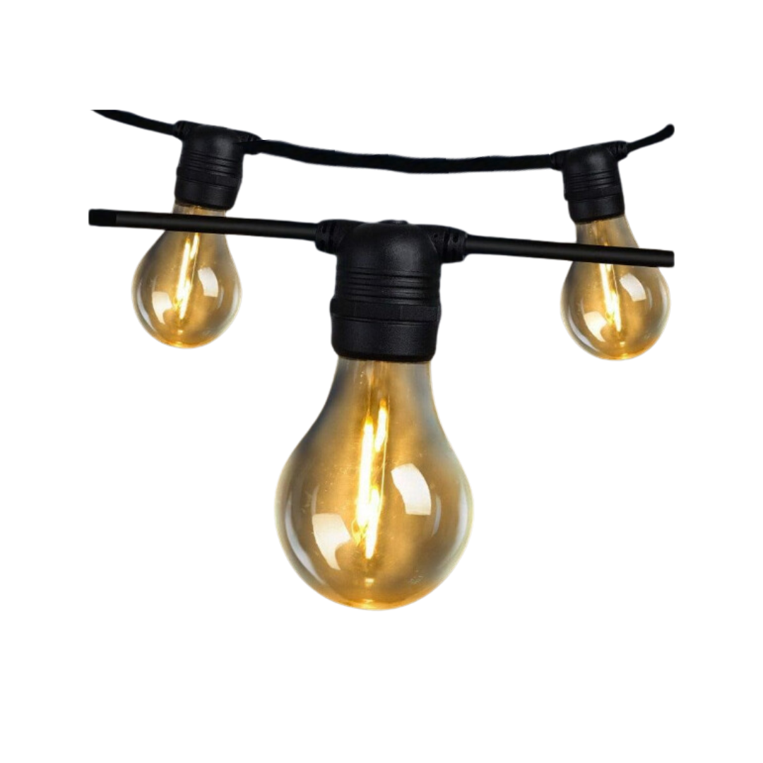 LED Festoon String Lights - Warm White (25m strands)