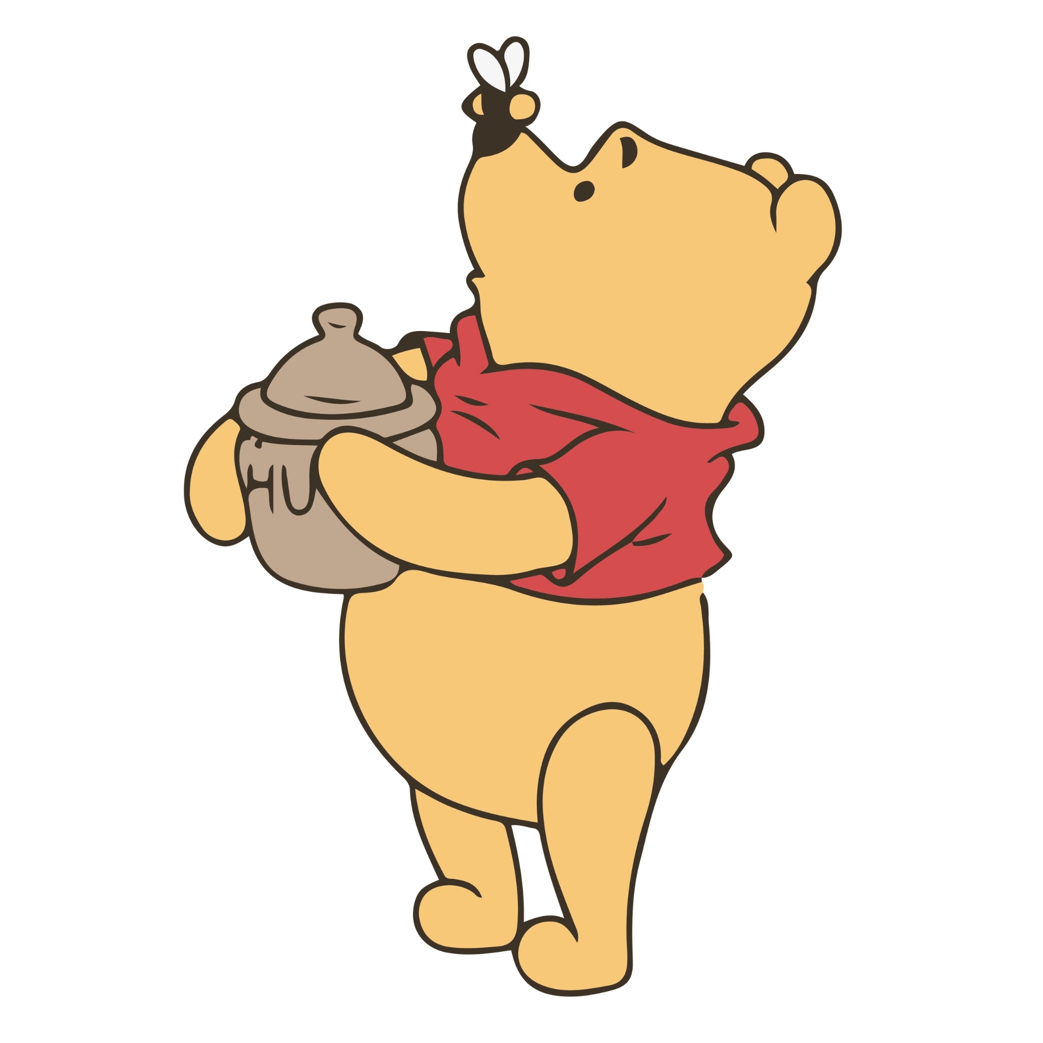 Winnie The Pooh - Pooh Bear Standing bee on Nose - 100cm