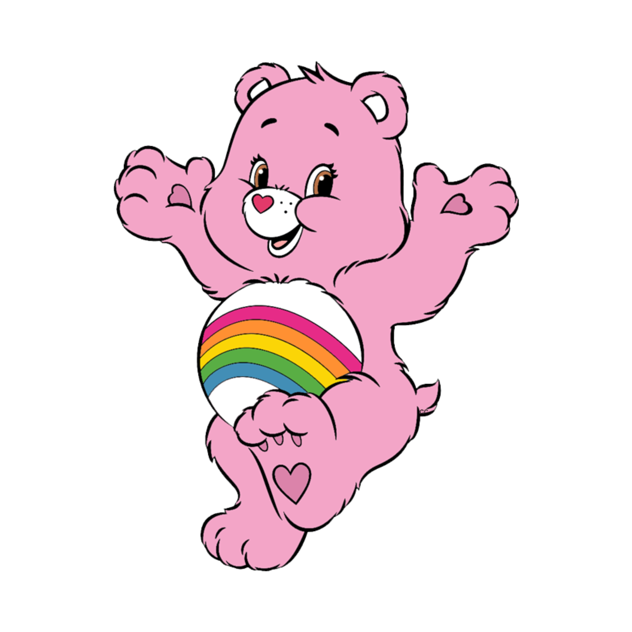 Carebears - Pink Bear Skipping - 100cm