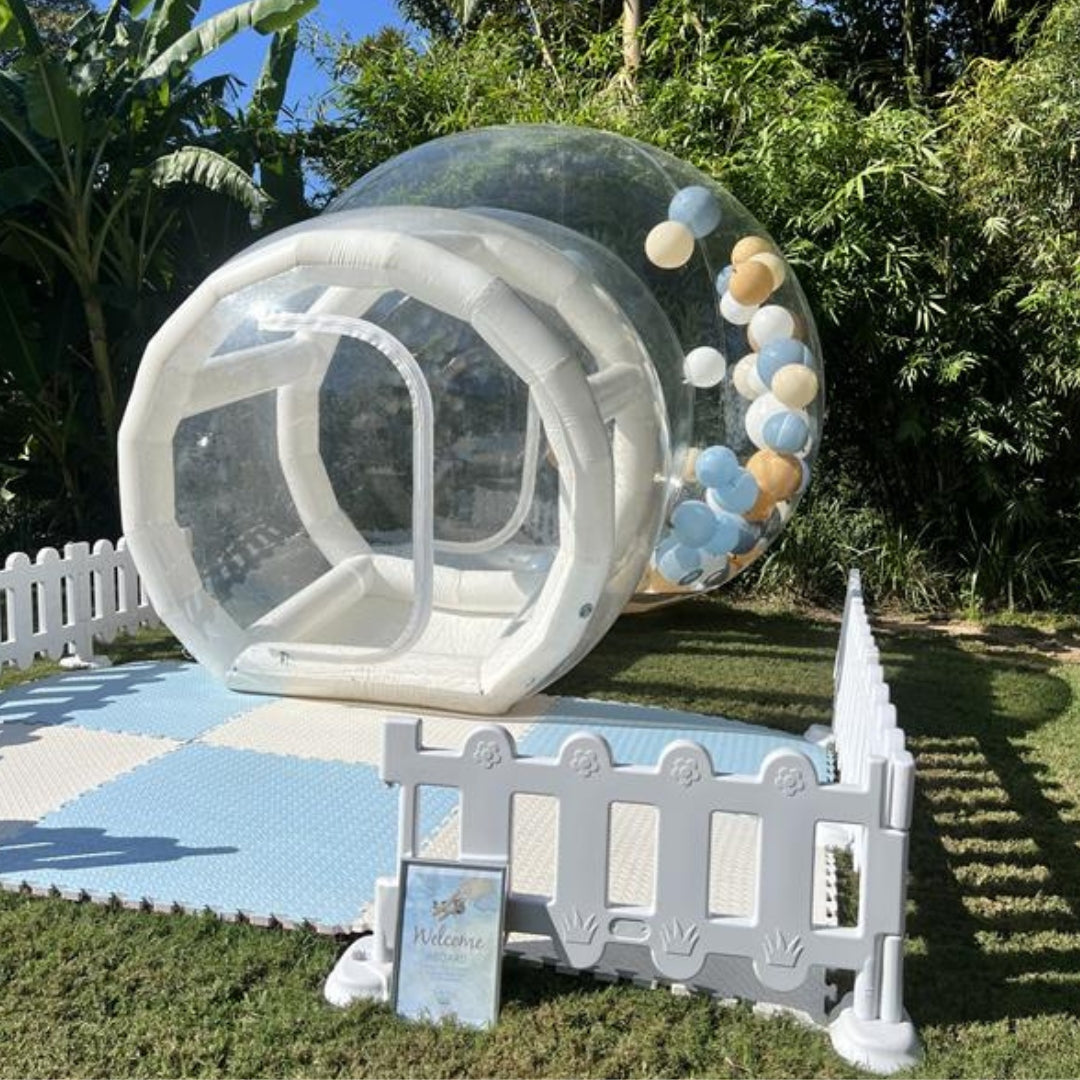 Inflatable Bubble House – 12ft White/Clear