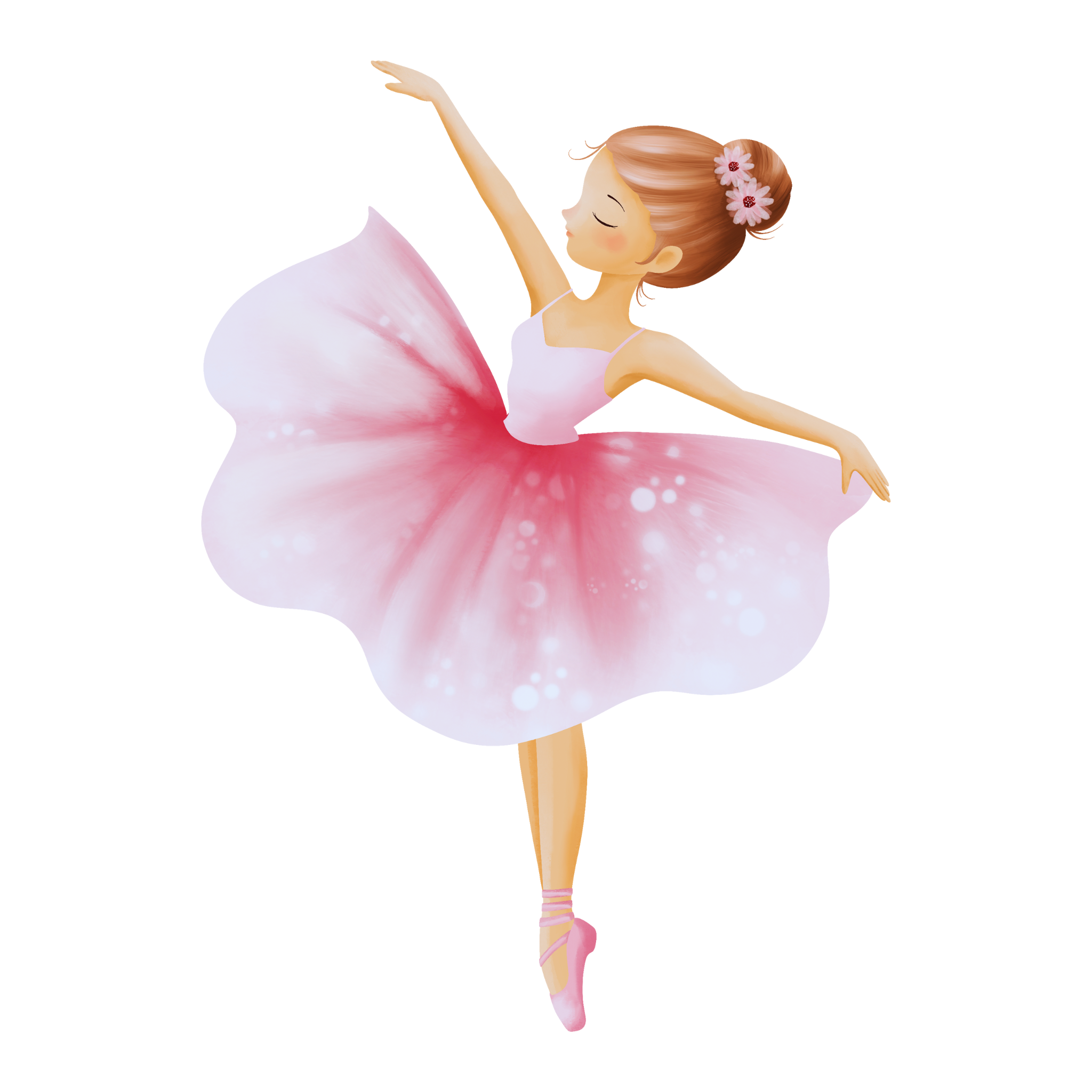 Ballerina - Posed Ballerina Arms Out - 90cm Standing