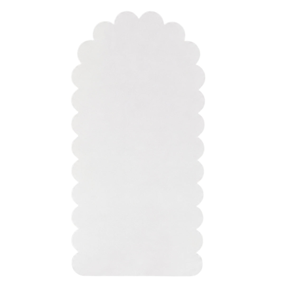 Waved Arch Backdrop – White – 2m
